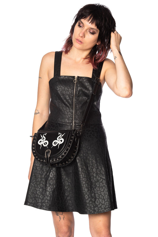 Banned Alternative Glam Goth Leo Dress
