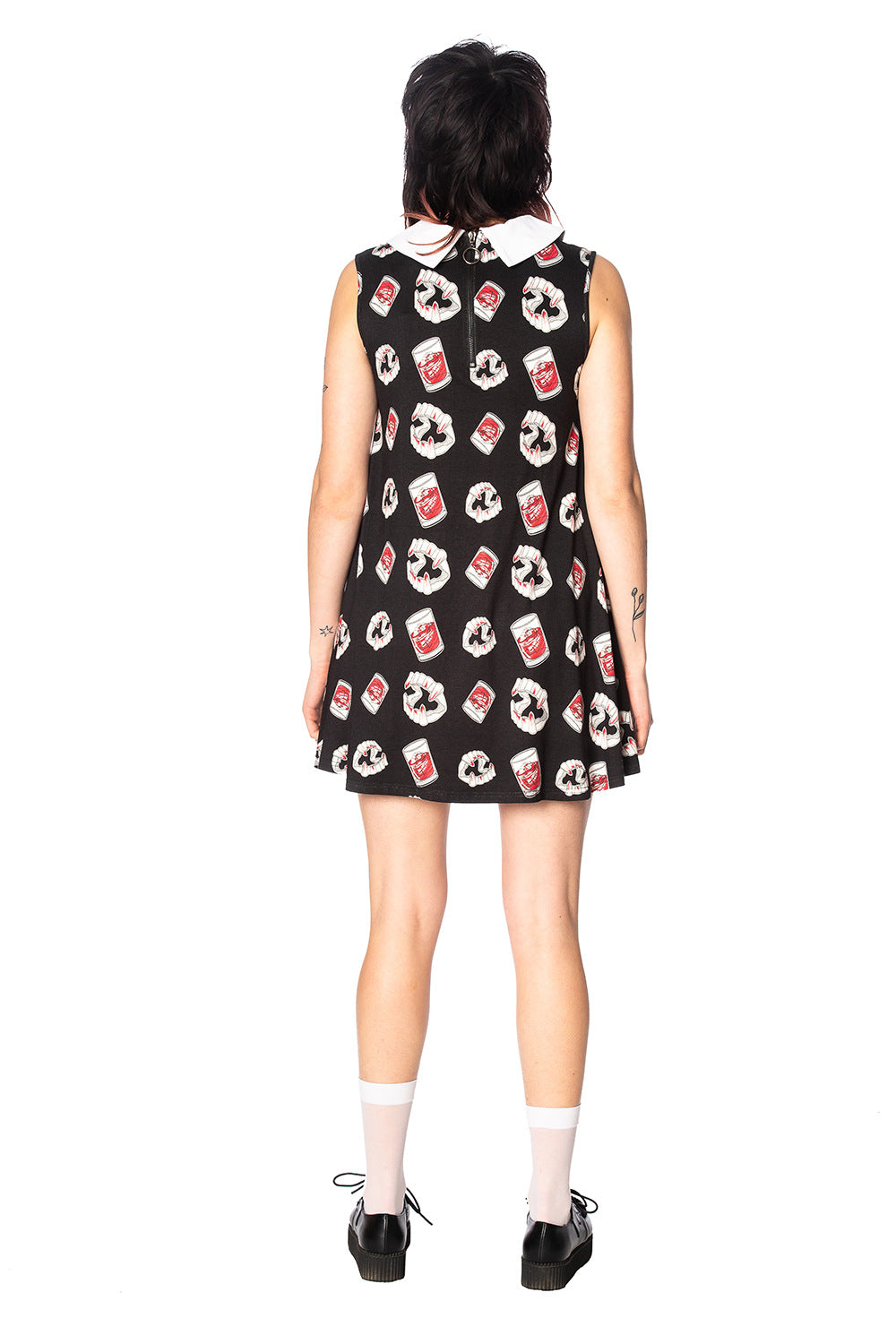 Banned Alternative Glampire Collar Dress