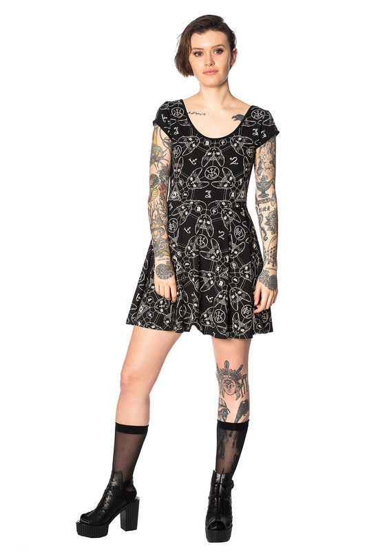 Banned Alternative Teen Goth Cat Dress