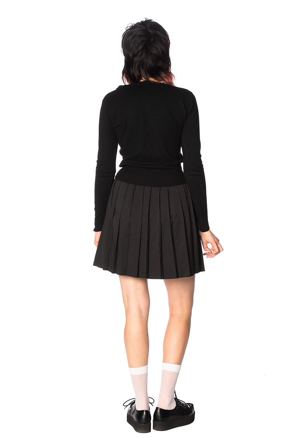 Banned Alternative Urban Vamp Pleats Skirt