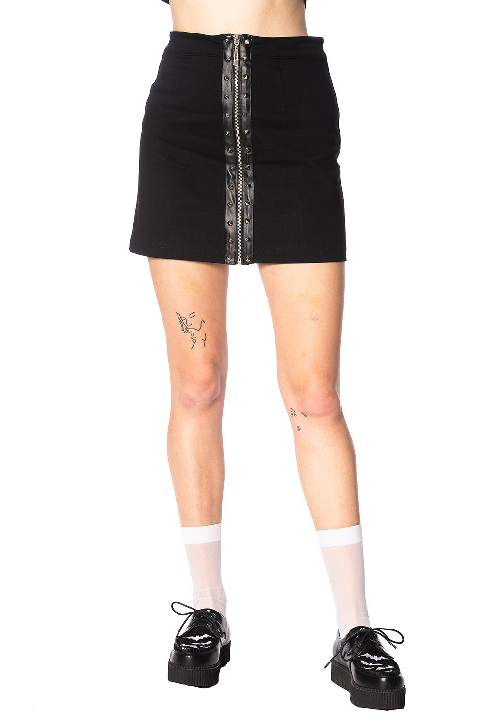 Banned Alternative Glam Goth Bodycon Skirt