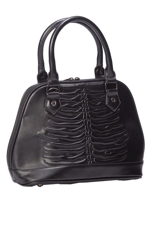 Banned Alternative Umbra Emboss Bowler Bag