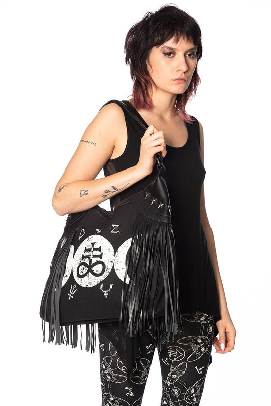 Banned Alternative Tempest Fringe HandBag