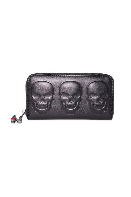 Banned Alternative Menth Skull Wallet