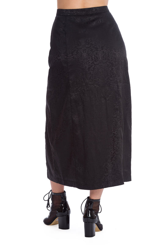 Banned Alternative Midi Slit Skirt