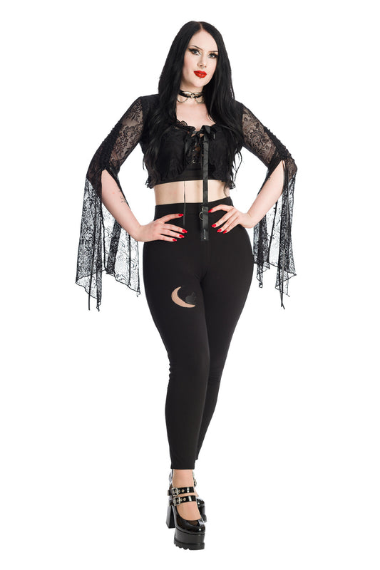 Banned Alternative MORTICIA LACE TOP