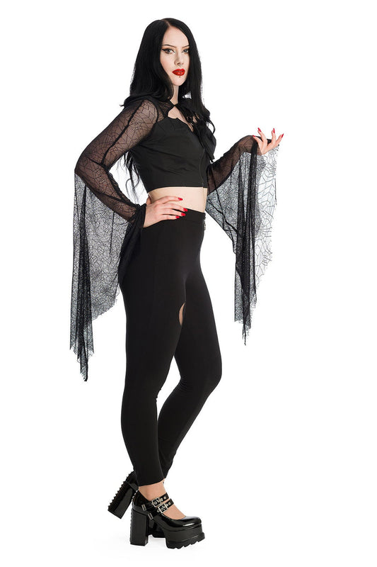 Banned Alternative Bellamira Extreme Sleeve Gothic Top