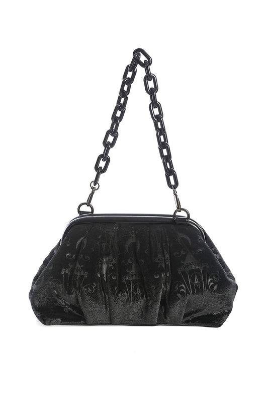 Banned Alternative VELVET CHANDELIER SHOULDER BAG