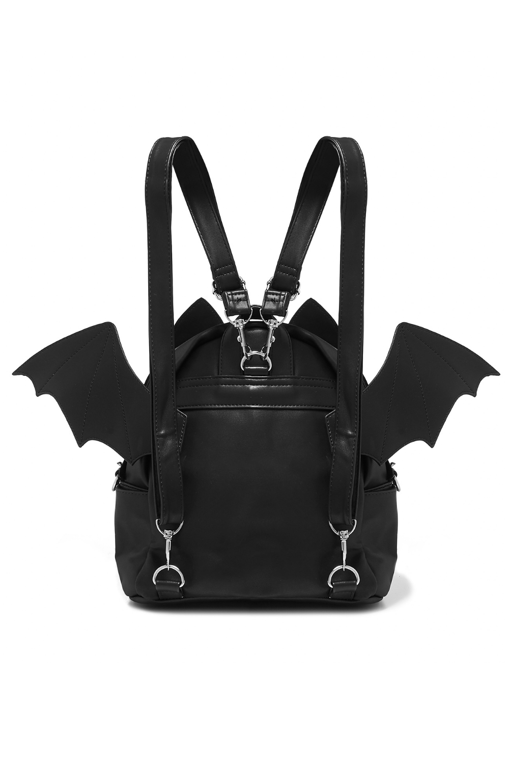 bat wing grommet mini backpack Black Bat Wing Miniature Backpack by Banned Alternative – Banned Alternative Europe