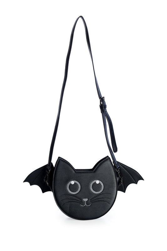Banned Alternative Wendigo Black Cat Mini Shoulder Bag