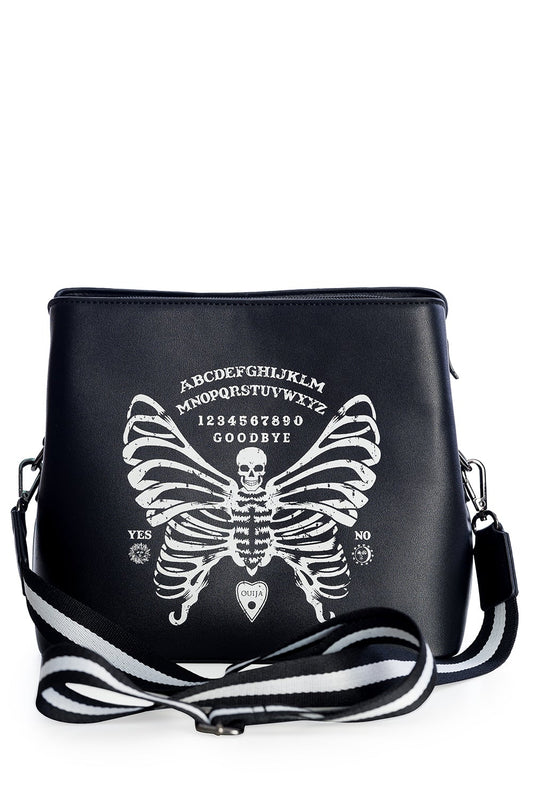 Banned Alternative Skeleton Butterfly Cross-body Bag
