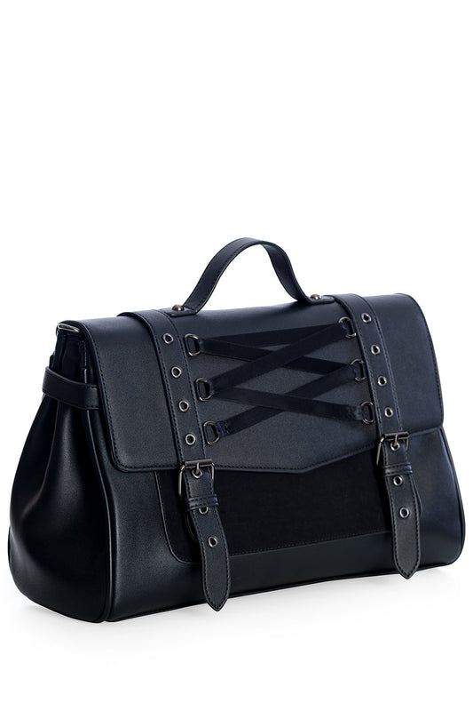 Banned Alternative Astaroth Black Satchel Bag