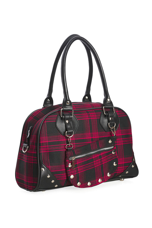 Banned Alternative Warren Plaid Handbag