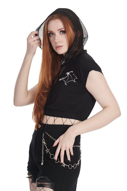 Banned Alternative OMBRA NET HOODIE