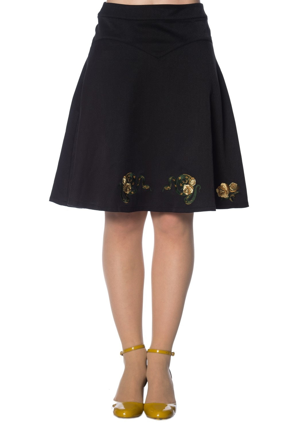 Banned Alternative Serpent Flare Skirt