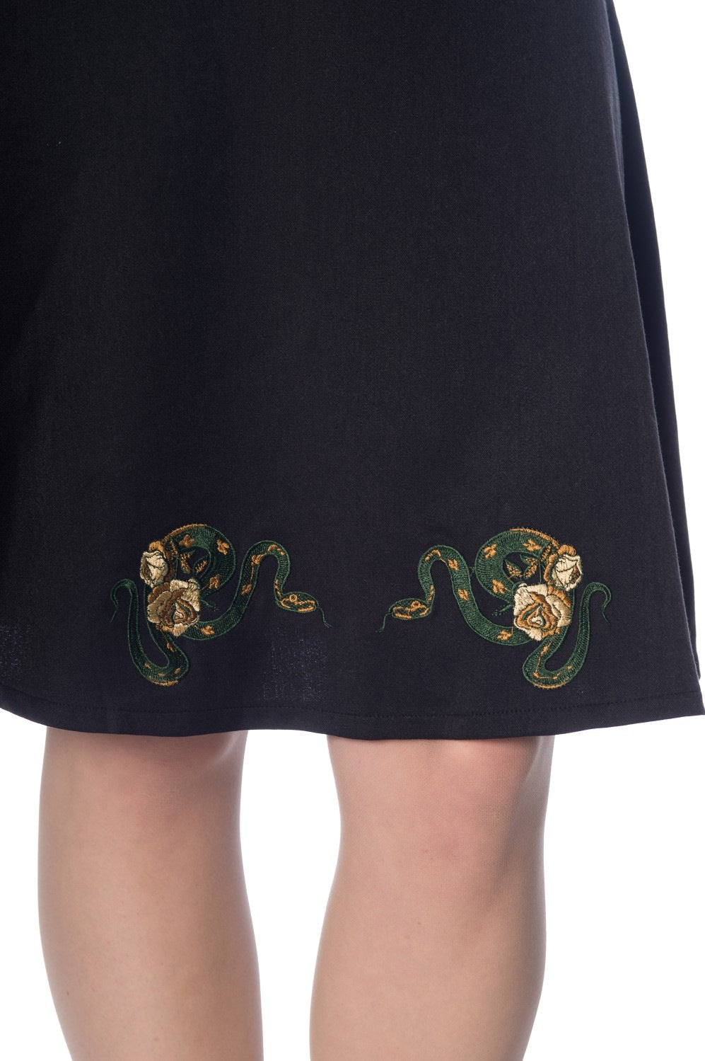 Banned Alternative Serpent Flare Skirt